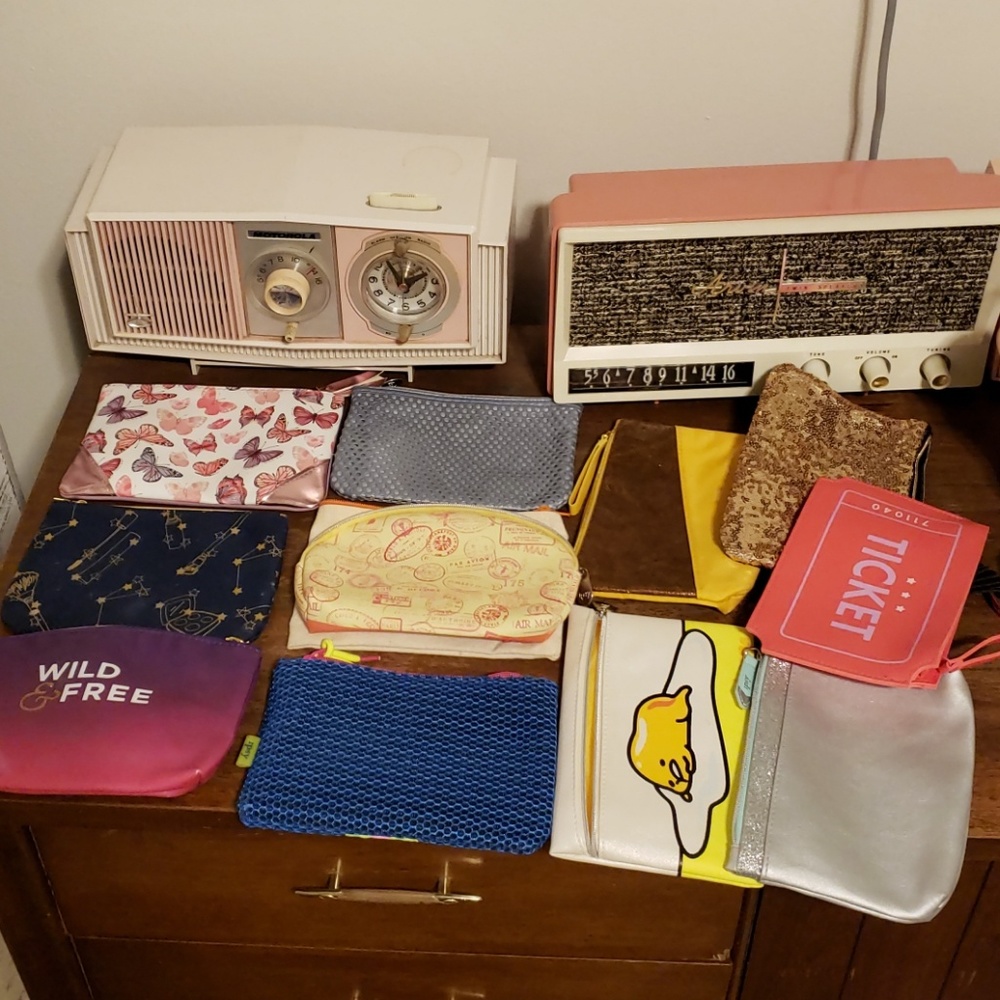 11 ipsy bags. Selling as a set.